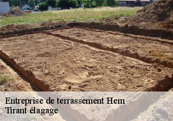 Entreprise de terrassement  hem-59510 Tirant élagage