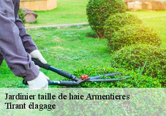 Jardinier taille de haie  armentieres-59280 Tirant élagage